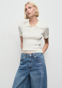 Джинсы-баллоны со средней талией