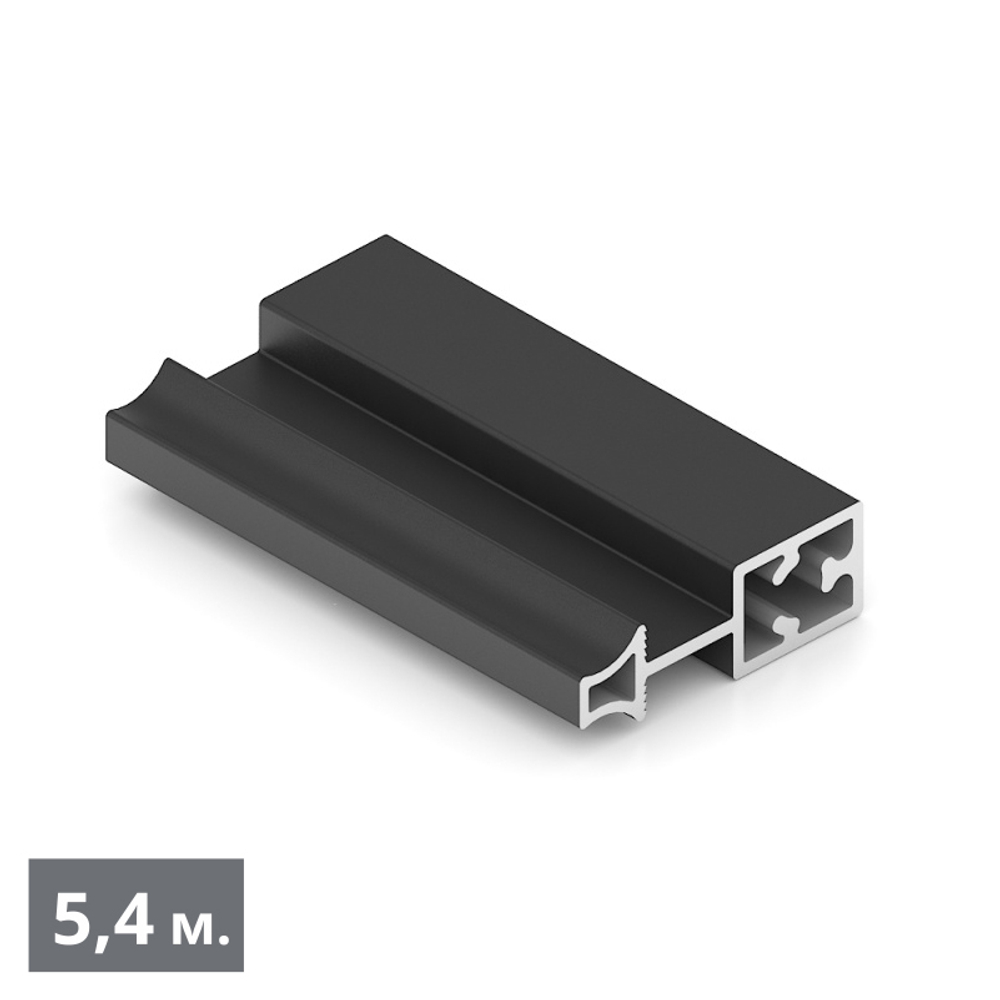 SLIMLINE Рамка средняя (5,40 м) черный матовый