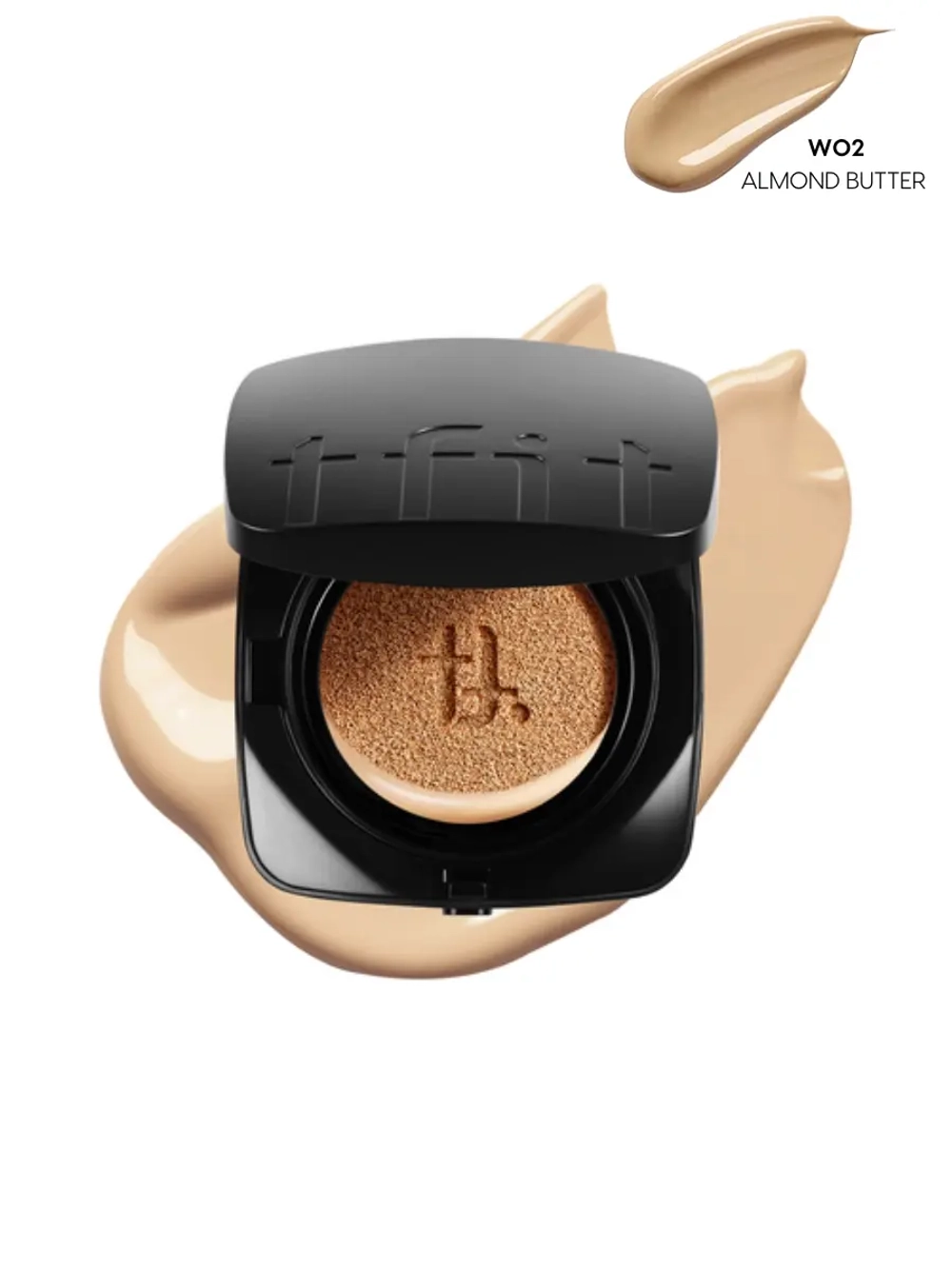 TFIT - КУШОН С АМИНОКОМПЛЕКСОМ И ЭКСТРАКТОМ ШАЛФЕЯ ТОН W02 ALMOND BUTTER LAYERING FIT GLOW CUSHION EX W02 ALMOND BUTTER SPF50+ PA++++, 12 ГР