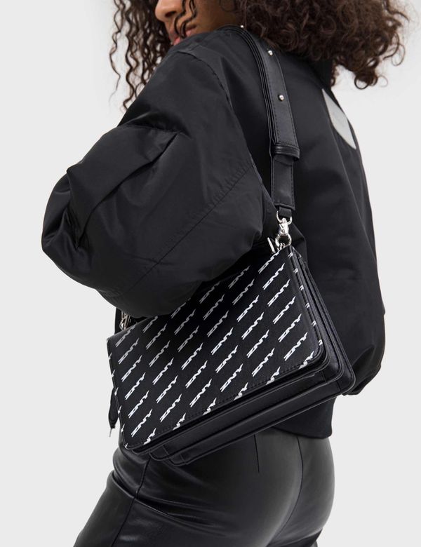 Сумка через плечо ZNY MONOGRAM SS22 Черная - фото 2