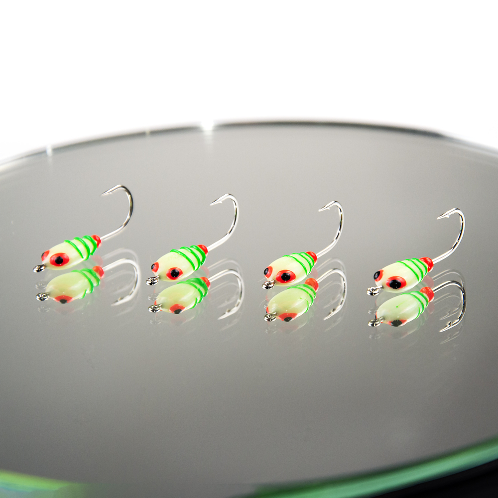 Мормышка фосфорная 13, №4 (набор 48шт)