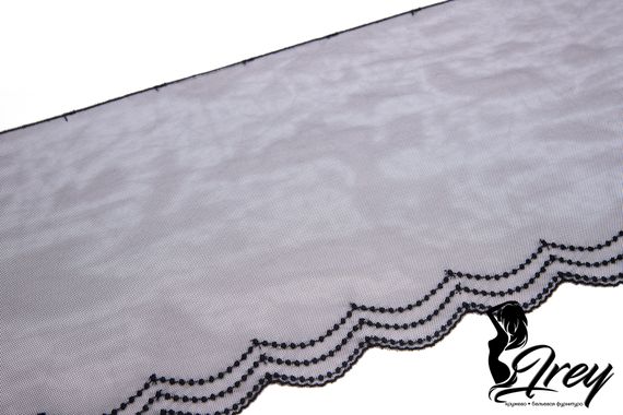 05-96 Вышивка на неэл. сетке 20 см, черный 170