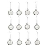 Шары елочные ЗОЛОТАЯ СКАЗКА, НАБОР 12 шт., пластик, 4 см, СЕРЕБРИСТЫЕ, глянец, подвес, 591125