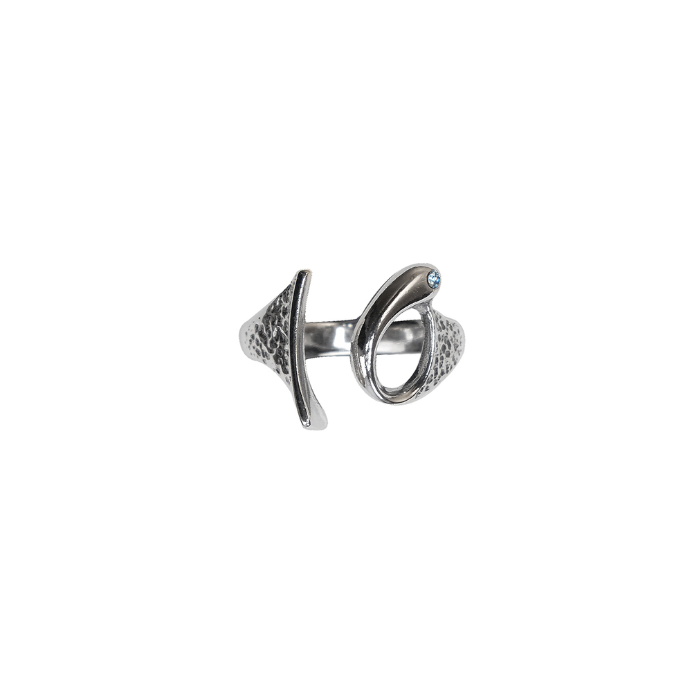 "Луоста" кольцо в серебряном покрытии из коллекции "Финляндия" от Jenavi