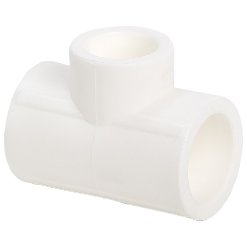Тройник переходной полипропиленовый PPRC 110х75х110 Lammin, белый (уп. 1 шт)