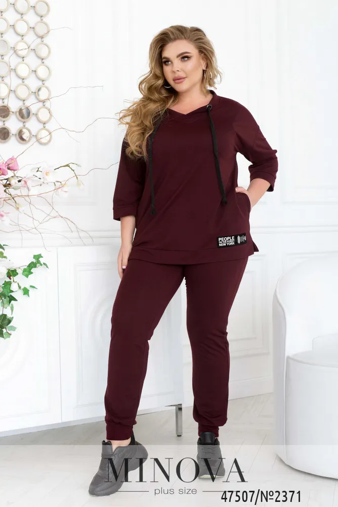 Костюм 2371-бордо Minova