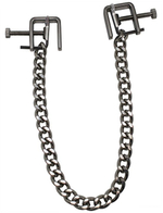 Серебристые винтовые зажимы для груди (Цвет: серебристый)