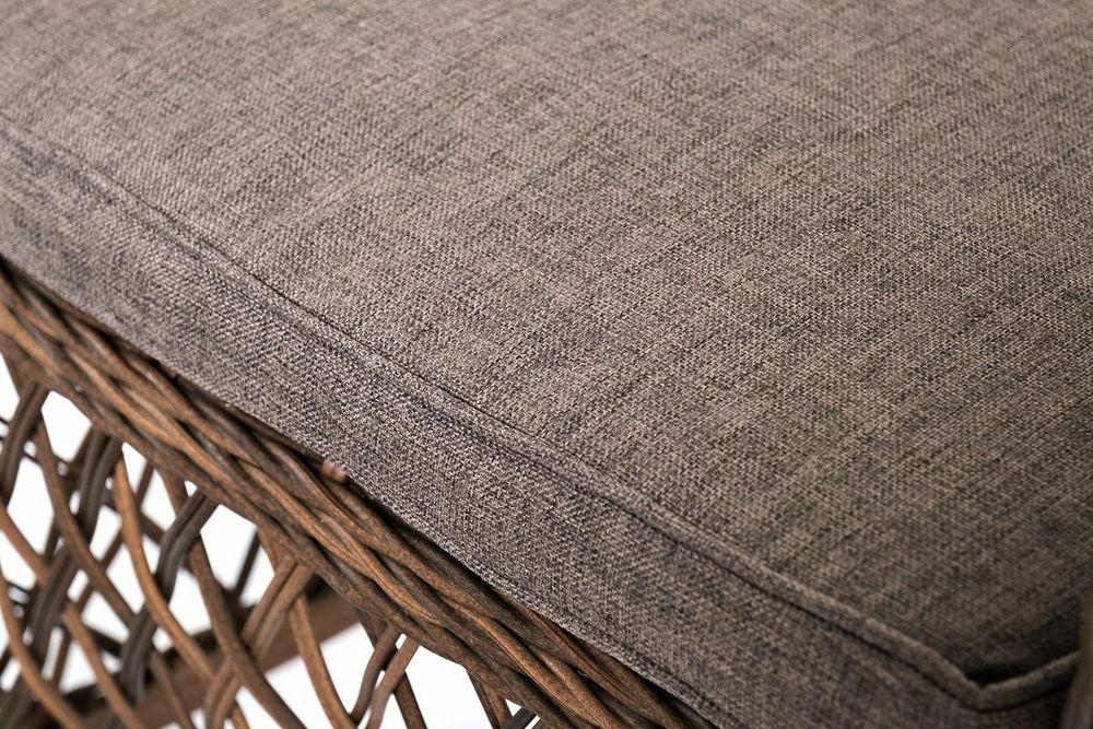 "Асти" лаунж-зона из искусственного ротанга на 4 персоны, цвет коричневый
