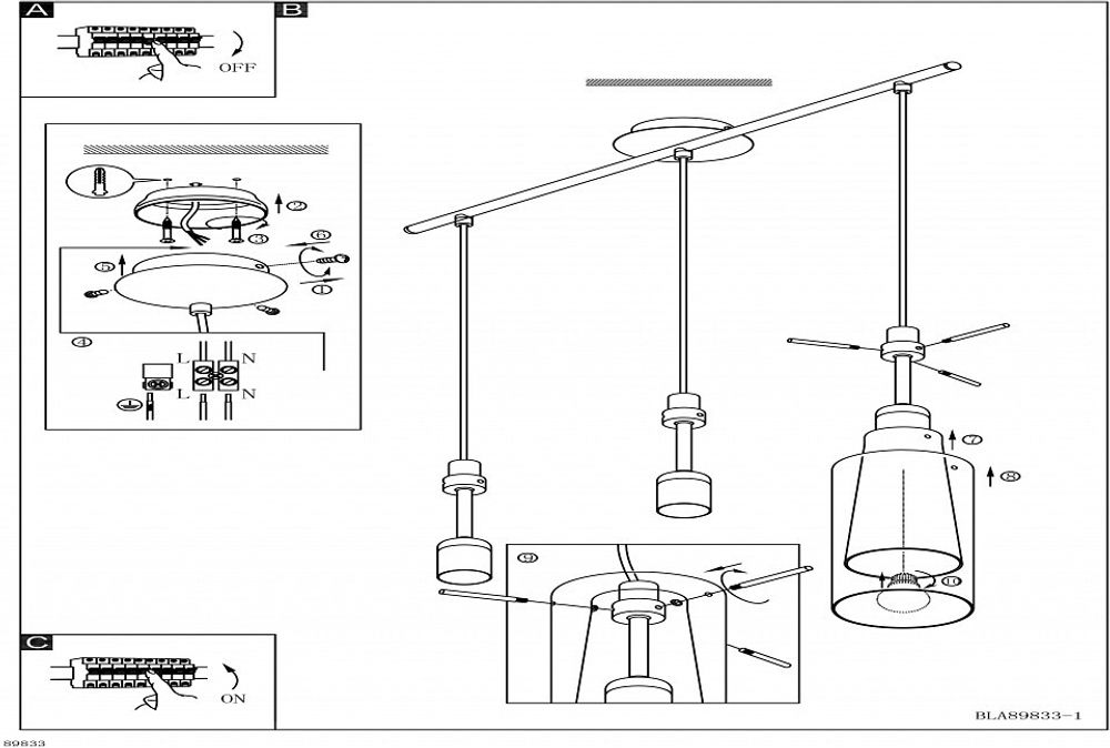 Подвесной светильник Eglo Pinto 89833