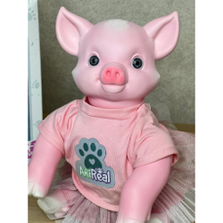 Игрушка мягконабивная 35см AniReal Хрюшка (60104)