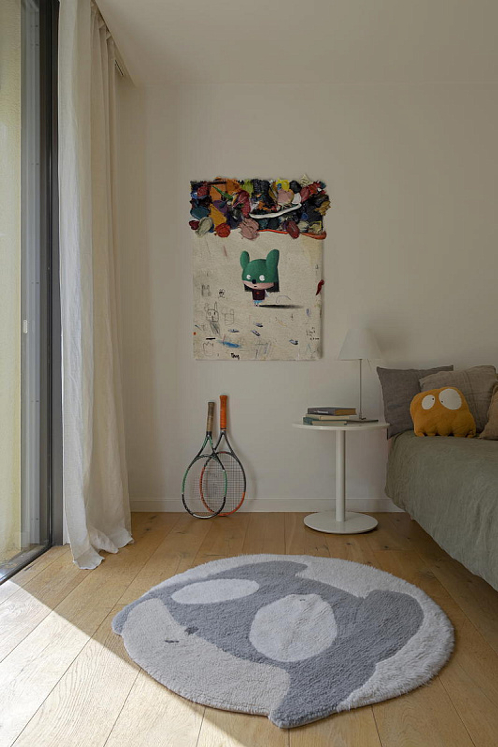 Шерстяной стираемый ковер Lorena Canals Astromouse 100D