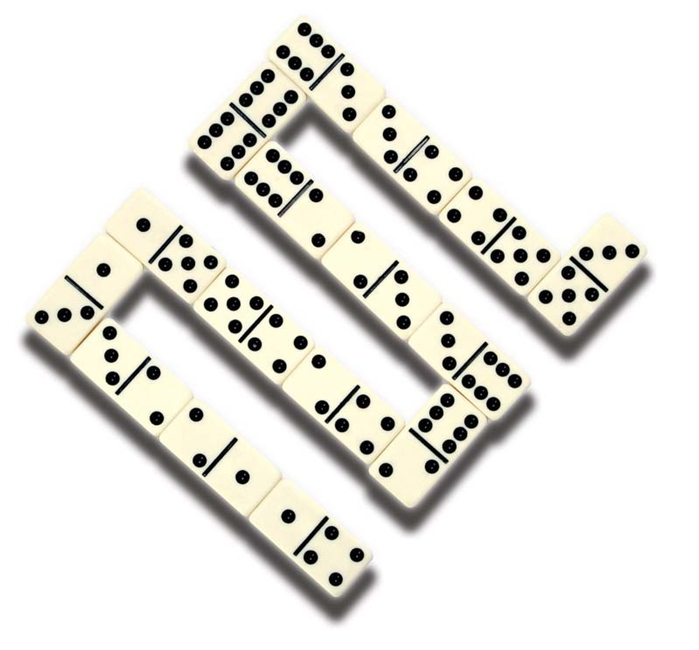 Подарочная дорожная игра настольная CLASSIC "Мини домино" st044 в мешочке и коробке