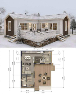 Модульный дом Угловой 52