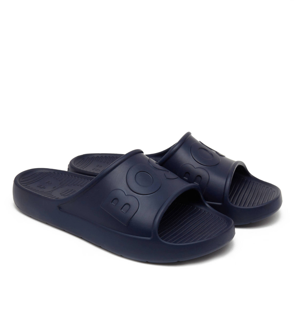 Шлепанцы Darian Slid lg N BOSS BLACK - темно-синий(50498207)