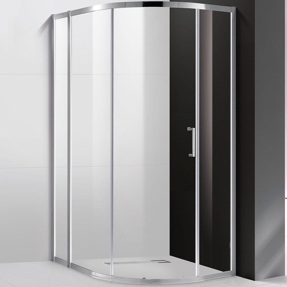 Душевой уголок Cezares Molveno 120x100 MOLVENO-RH-1-120/100-C-Cr-IV профиль Хром стекло прозрачное