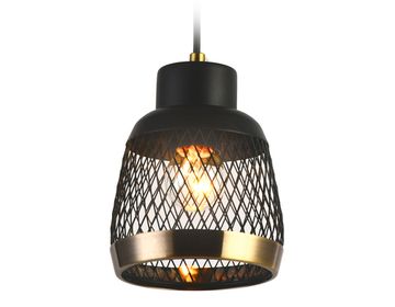 Подвесной светильник со сменной лампой 1*Е27 TR8005 SB/BK бронза/чёрный Loft Traditional Ambrella