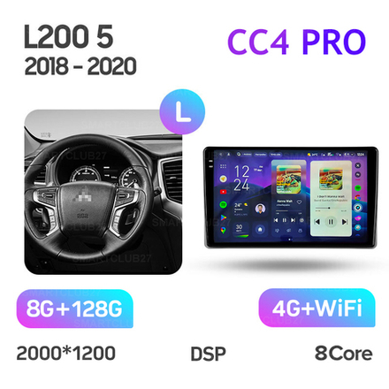 Teyes CC4 Pro 9" для Mitsubishi L200 5 2018-2020