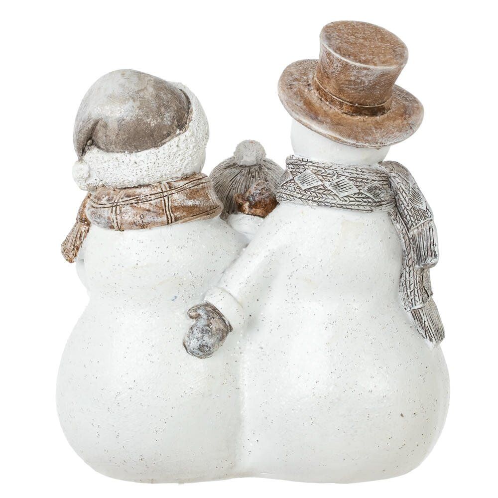 GAEM Фигурка декоративная "Снеговики", L14,5 W9,5 H16,5 см