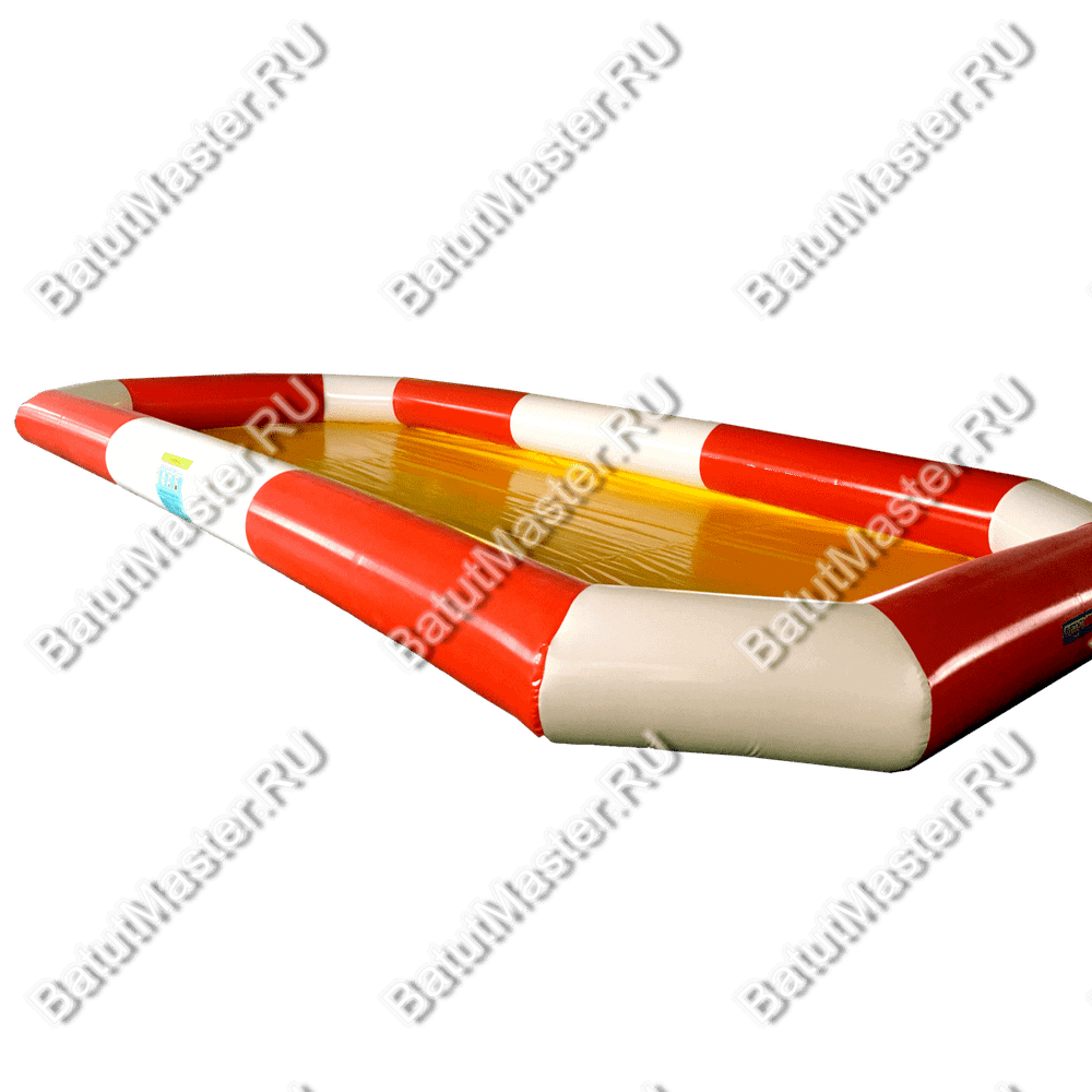 Прямоугольный надувной бассейн "Полосатик" 8*4*0.65 м