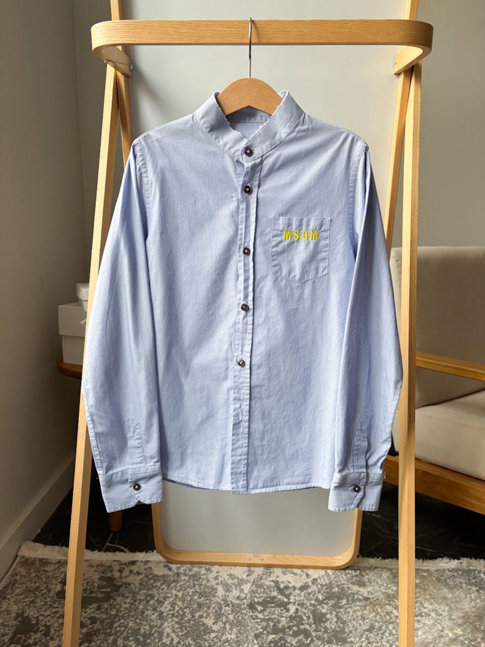 Хлопковая рубашка MSGM, 140