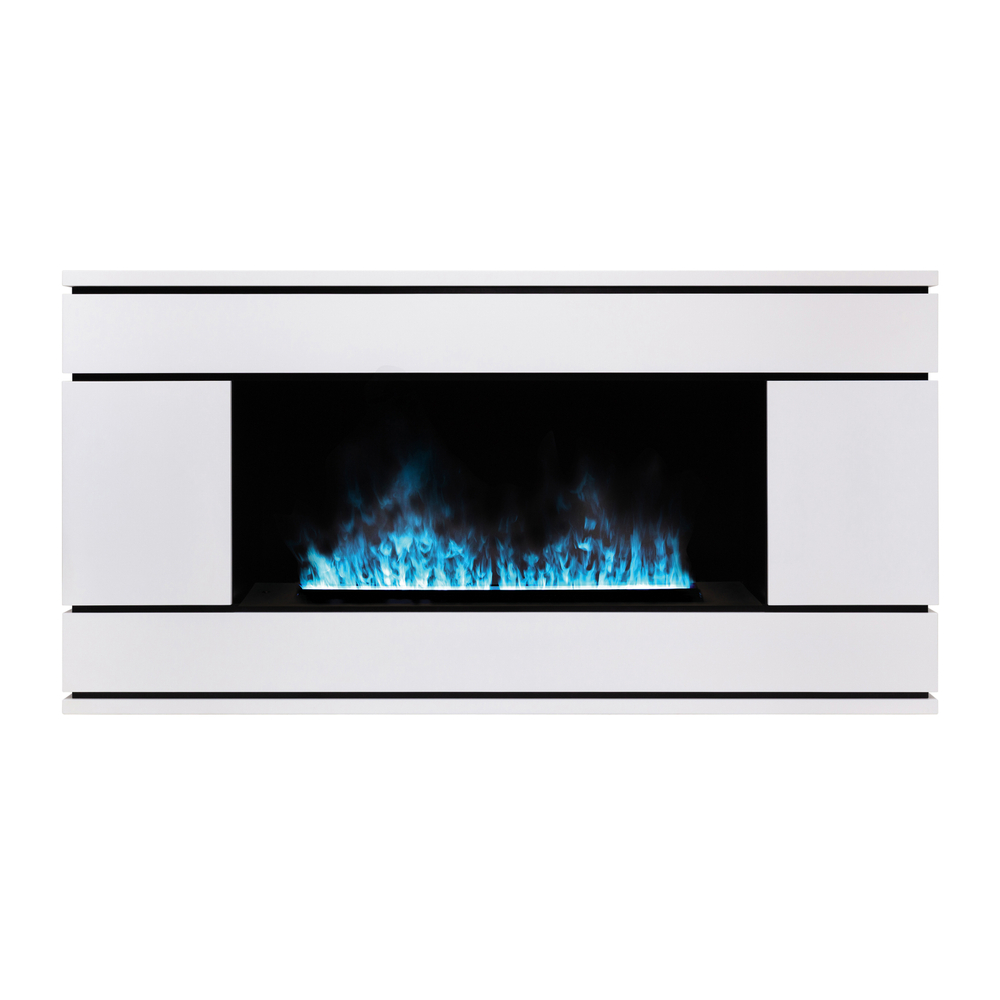 Каминокомплект VEGA/ВЕГА Белый матовый с очагом Электроочаг CASSETTE/КАССЕТА LED 1000 АВТО