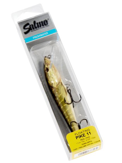Воблер плавающий Salmo PIKE F 11/RPE