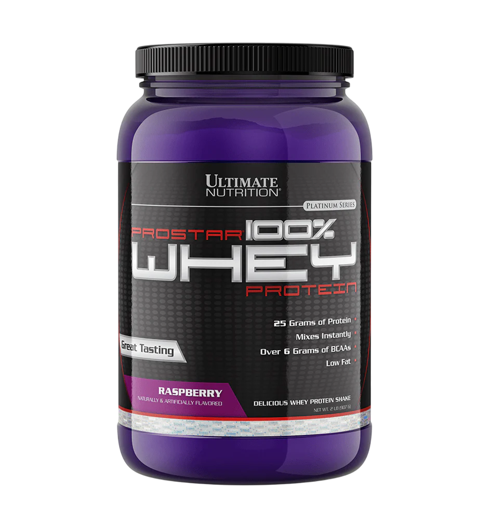 Ultimate Nutrition Prostar 100% Whey Protein 2 lb 908 g, Сывороточный протеин, Концентрат