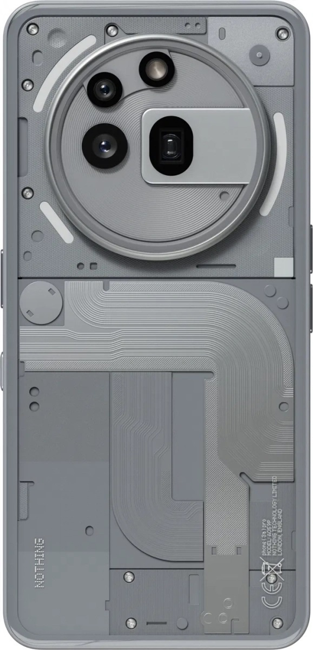 Смартфон Nothing Phone (3A) Pro 12/256Gb, Grey