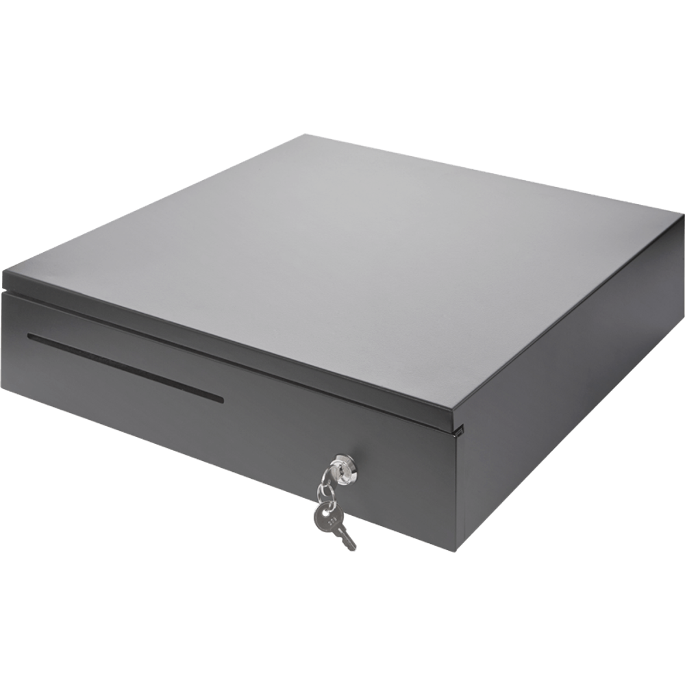 Денежный ящик PayTor HT-410P (Черный, Переходник, Штрих)