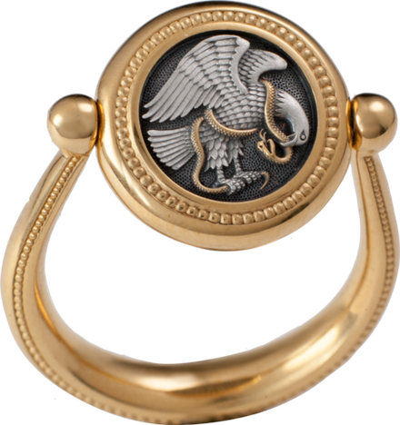 Перстень "Орел со змеей"