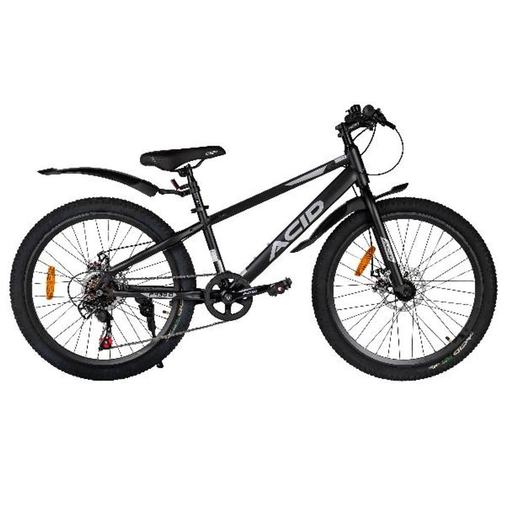 Велосипед 24" ACID F 430 D Black Flat/Silver 2026