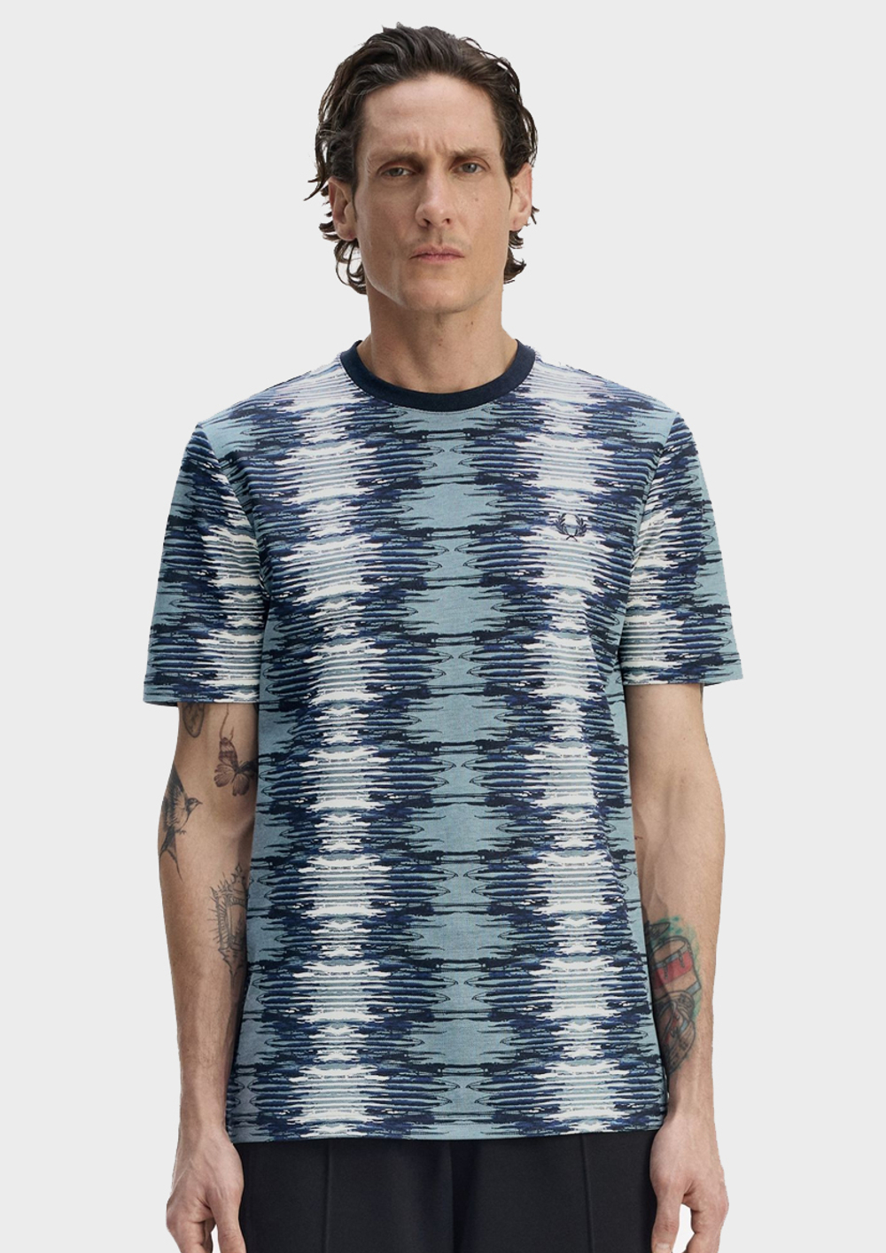 Футболка FRED PERRY Soundwave Glitch T-Shirt