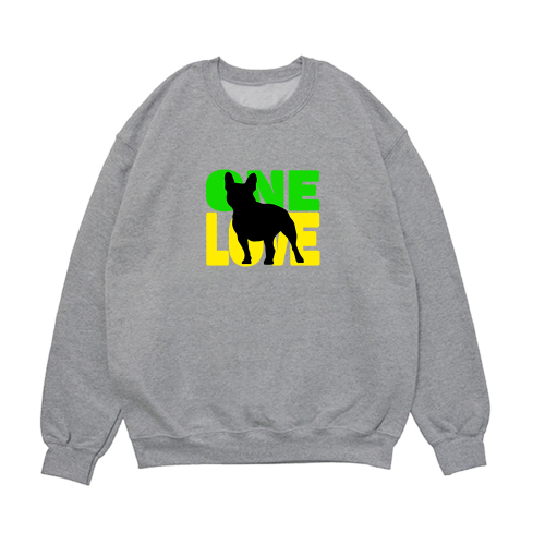 Свитшот "Французский бульдог - ONE LOVE"