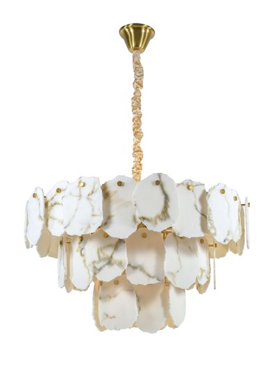 6087P/15 PLATING BRASS H (1) Люстра (в 2-х коробках) NW