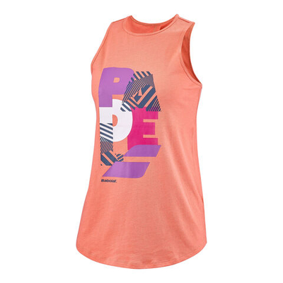 Женская теннисная майка Babolat Tank Top Women - Coral, Multicoloured