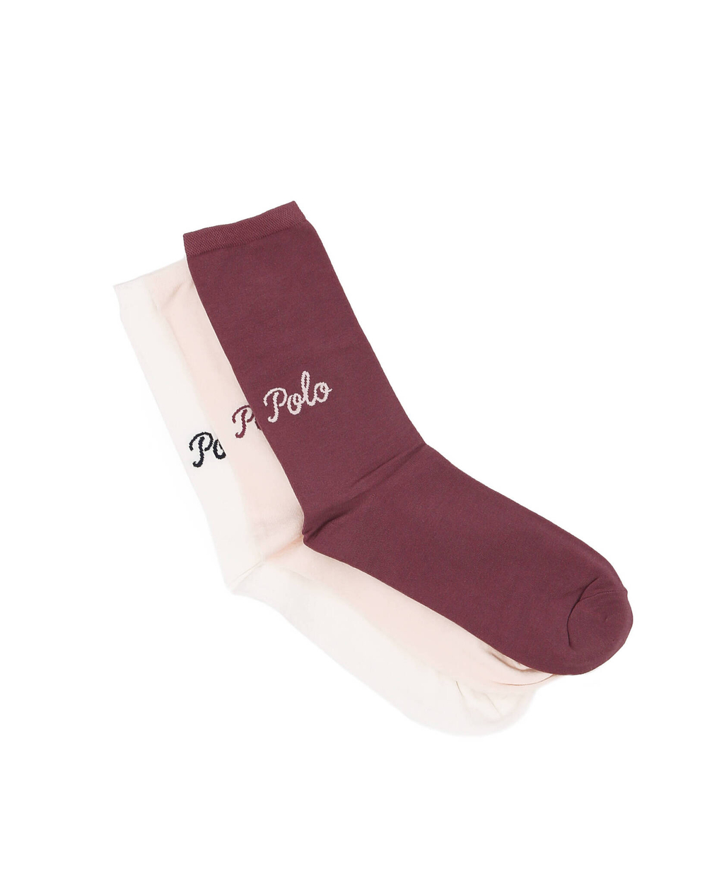 носки 3 пары POLO RALPH LAUREN - бордовый(455888851)