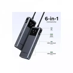Ugreen CM888 (35998) UNO 6-in-1 USB-C Grey