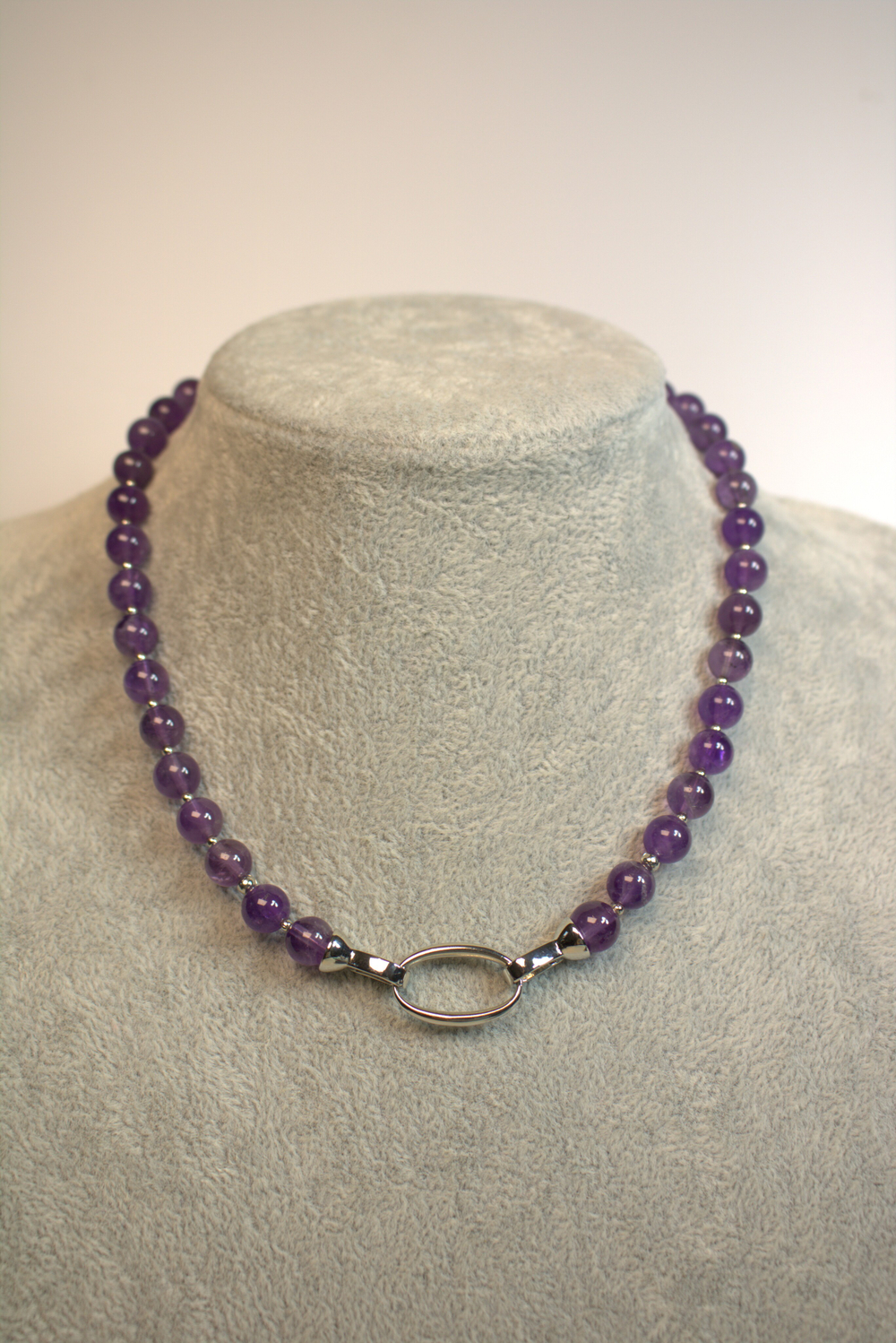 Чокер из аметиста "Аметистовое сердце"