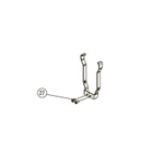 Запчасть №27 для Hybest GSR40A. Болт с внутренним шестигранником.