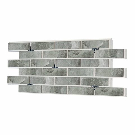 Клинкерная термопанель ППС Керамин Колорадо 2 Серый 1020х455 мм