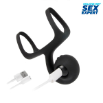 Черная вибронасадка на пенис Bior Toys Sex Expert SEM-55229