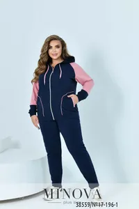 Костюм 17-196-синий-фреза Minova