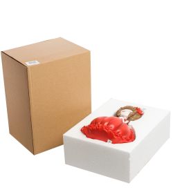 MF- 07 Копилка средняя «Девочка в красном платье»