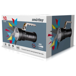 Фонарь ручной, Smartbuy, зар от сет220В, зар от сети авто, металл, SBF-30-H