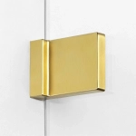 Душевой уголок NEW TRENDY AVEXA GOLD BRUSHED 100x120 стекло прозрачное/профиль золото