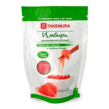 Имбирь Takemura маринованный розовый 300 г