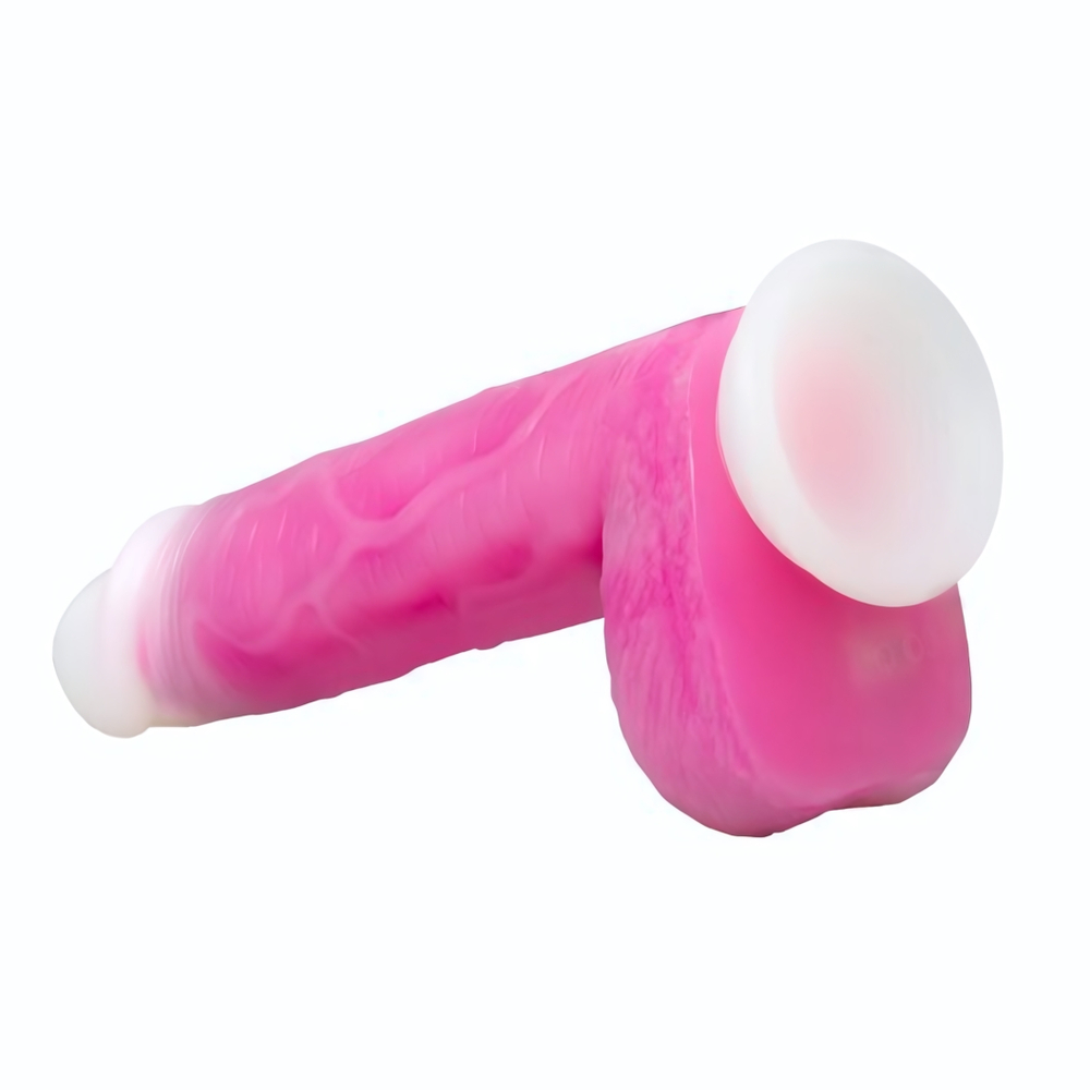 Розовый ротатор-реалистик Roxy 8 Inch Gyrating Dildo - 21,6 см. (Цвет: розовый)
