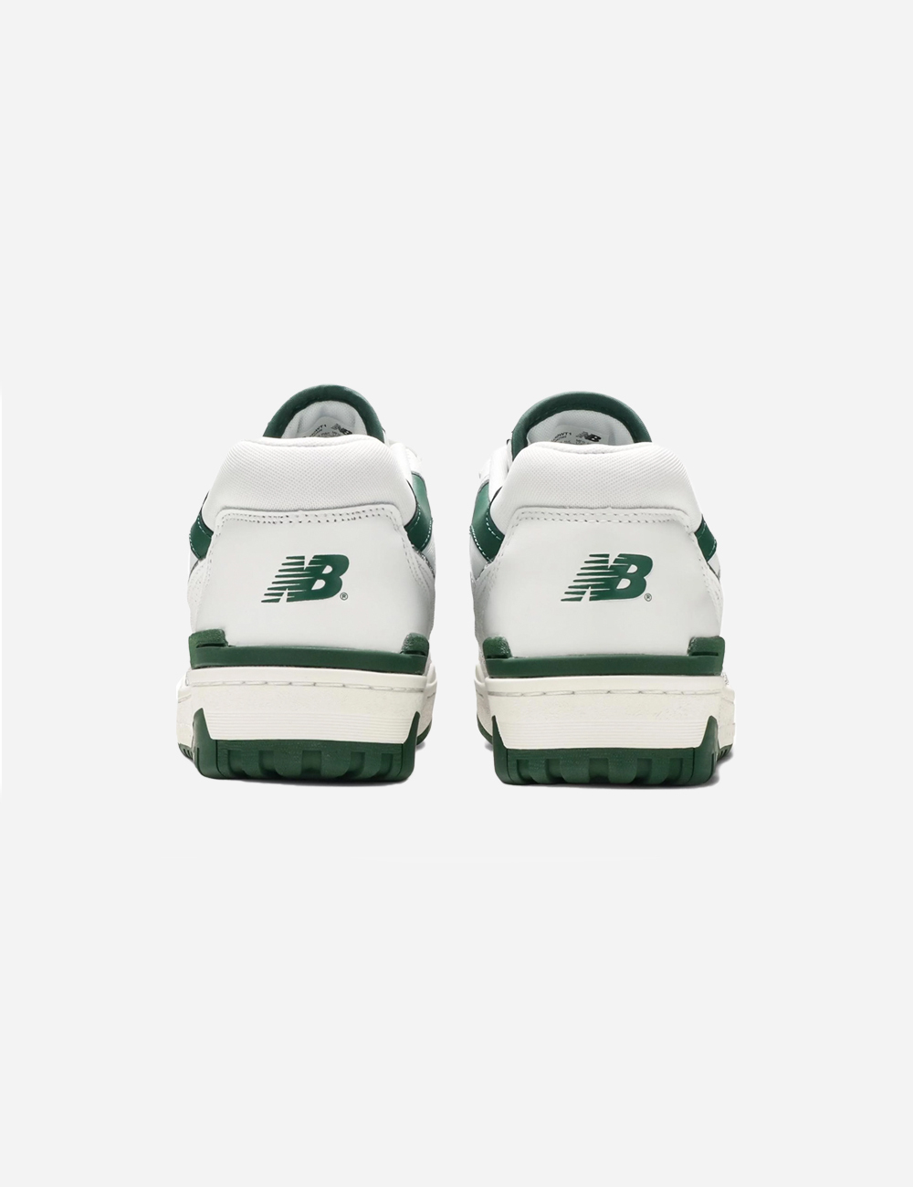 New balance white green best sale