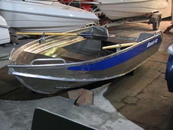 Алюминиевая моторно-гребная лодка СПЭВ Блик 40