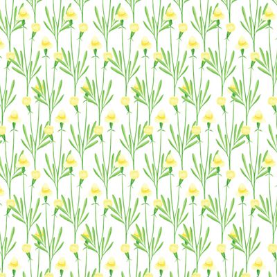 Желтые полевые цветы